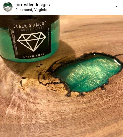 Black Diamond Pigments - Green Envy - 51g | Mica Pigment | Hamilton Lee Supply
