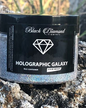 Black Diamond Pigments - Holographic Galaxy - 51g | Mica Pigment | Hamilton Lee Supply