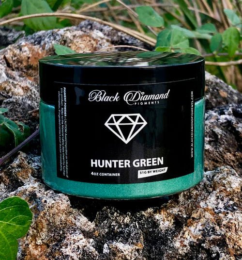 Black Diamond Pigments | Black Diamond Pigments - Hunter Green - 51g | Mica Pigment | Hamilton Lee Supply