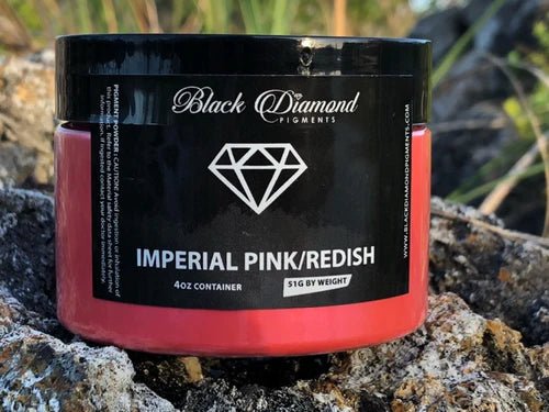 Black Diamond Pigments - Imperial Red/Pink - 51g | Mica Pigment | Hamilton Lee Supply