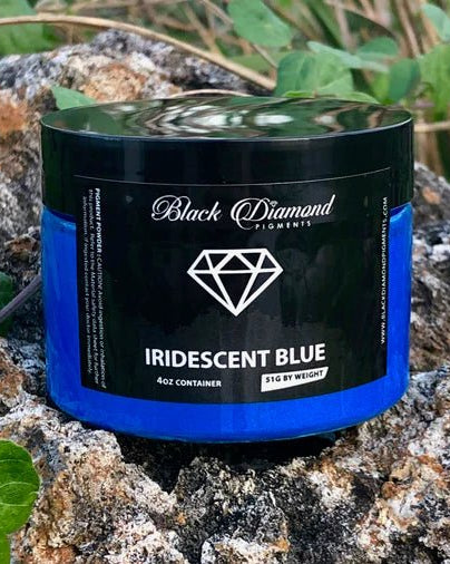 Black Diamond Pigments - Iridescent Blue - 51g | Mica Pigment | Hamilton Lee Supply