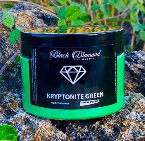 Black Diamond Pigments - Kryptonite Green - 51g | Mica Pigment | Hamilton Lee Supply