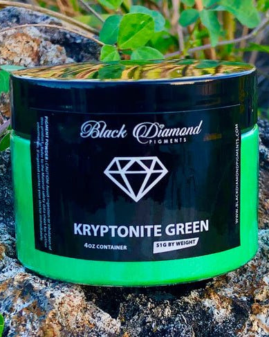 Black Diamond Pigments - Kryptonite Green - 51g | Mica Pigment | Hamilton Lee Supply
