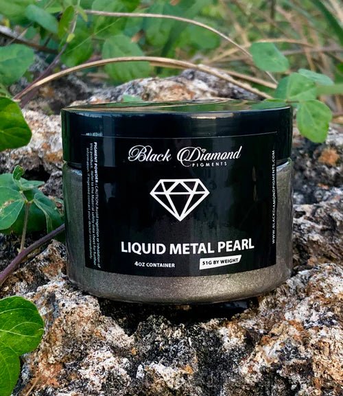 Black Diamond Pigments - Liquid Metal Pearl - 51g | Mica Pigment | Hamilton Lee Supply