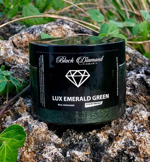 Black Diamond Pigments - Lux Emerald Green - 51g | Mica Pigment | Hamilton Lee Supply