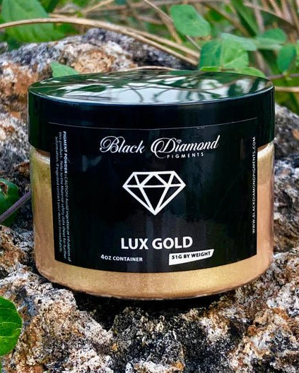 Black Diamond Pigments - Lux Gold - 51g | Mica Pigment | Hamilton Lee Supply