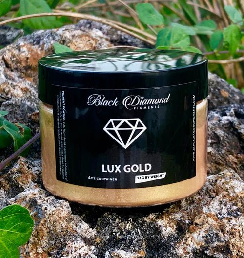 Black Diamond Pigments - Lux Gold - 51g | Mica Pigment | Hamilton Lee Supply