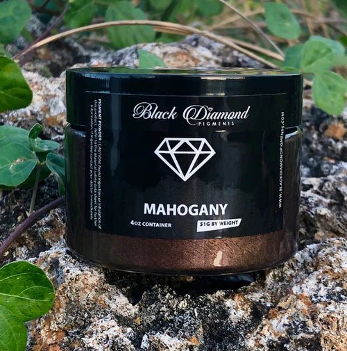 Black Diamond Pigments - Mahogany - 51g | Mica Pigment | Hamilton Lee Supply