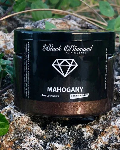 Black Diamond Pigments - Mahogany - 51g | Mica Pigment | Hamilton Lee Supply