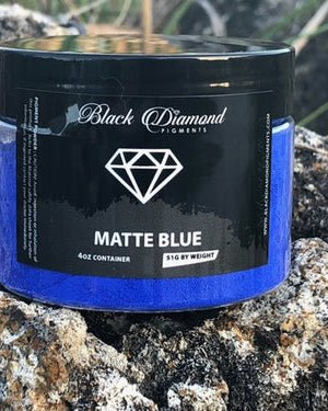 Black Diamond Pigments - Matte Blue - 51g | Mica Pigment | Hamilton Lee Supply