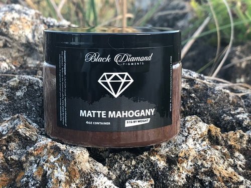 Black Diamond Pigments - Matte Mahogany - 51g | Mica Pigment | Hamilton Lee Supply