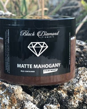 Black Diamond Pigments - Matte Mahogany - 51g | Mica Pigment | Hamilton Lee Supply