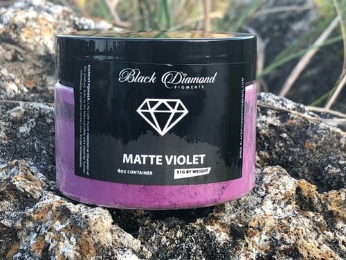 Black Diamond Pigments - Matte Violet - 51g | Mica Pigment | Hamilton Lee Supply