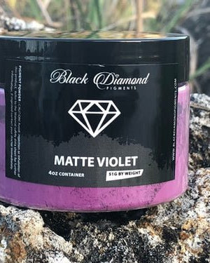 Black Diamond Pigments - Matte Violet - 51g | Mica Pigment | Hamilton Lee Supply