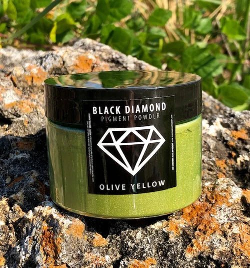 Black Diamond Pigments | Black Diamond Pigments - Olive Yellow - 51g | Mica Pigment | Hamilton Lee Supply
