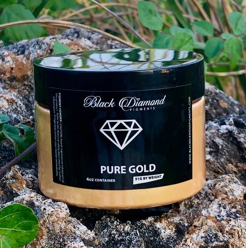 Black Diamond Pigments - Pure Gold - 51g | Mica Pigment | Hamilton Lee Supply