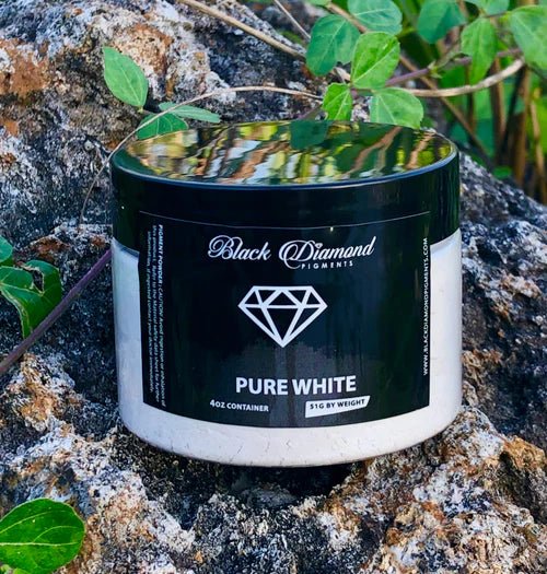 Black Diamond Pigments - Pure White - 51g | Mica Pigment | Hamilton Lee Supply