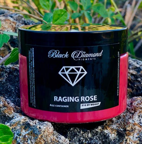 Black Diamond Pigments - Raging Rose - 51g | Mica Pigment | Hamilton Lee Supply