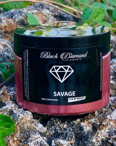Black Diamond Pigments - Savage - 51g | Mica Pigment | Hamilton Lee Supply
