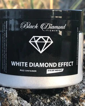 Black Diamond Pigments - White Diamond Effect - 51g | Mica Pigment | Hamilton Lee Supply
