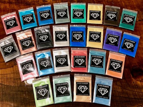 Black Diamond Pigments | Black Diamond Variety Packs | Mica Pigment | Hamilton Lee Supply