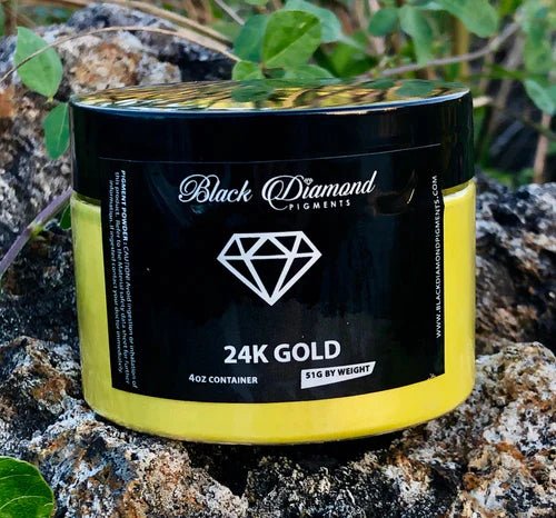 Black Diamond Pigments - 24K Gold - 51g | Mica Pigment | Hamilton Lee Supply