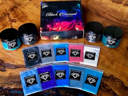 Black Diamond Pigments | Black Diamonds Pigment Boxes | Mica Pigment | Hamilton Lee Supply