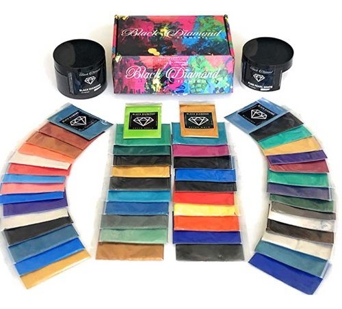 Black Diamonds Pigment Boxes | Mica Pigment | Hamilton Lee Supply