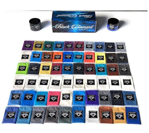 Black Diamond Pigments | Black Diamonds Pigment Boxes | Mica Pigment | Hamilton Lee Supply
