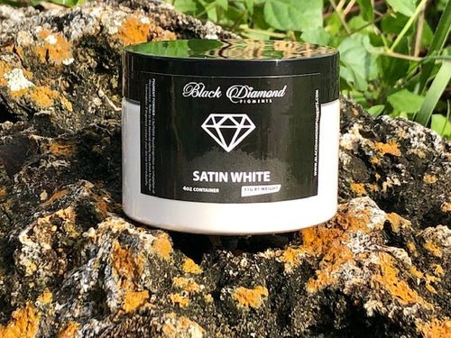 Black Diamond Pigments - Satin White - 51g | Mica Pigment | Hamilton Lee Supply