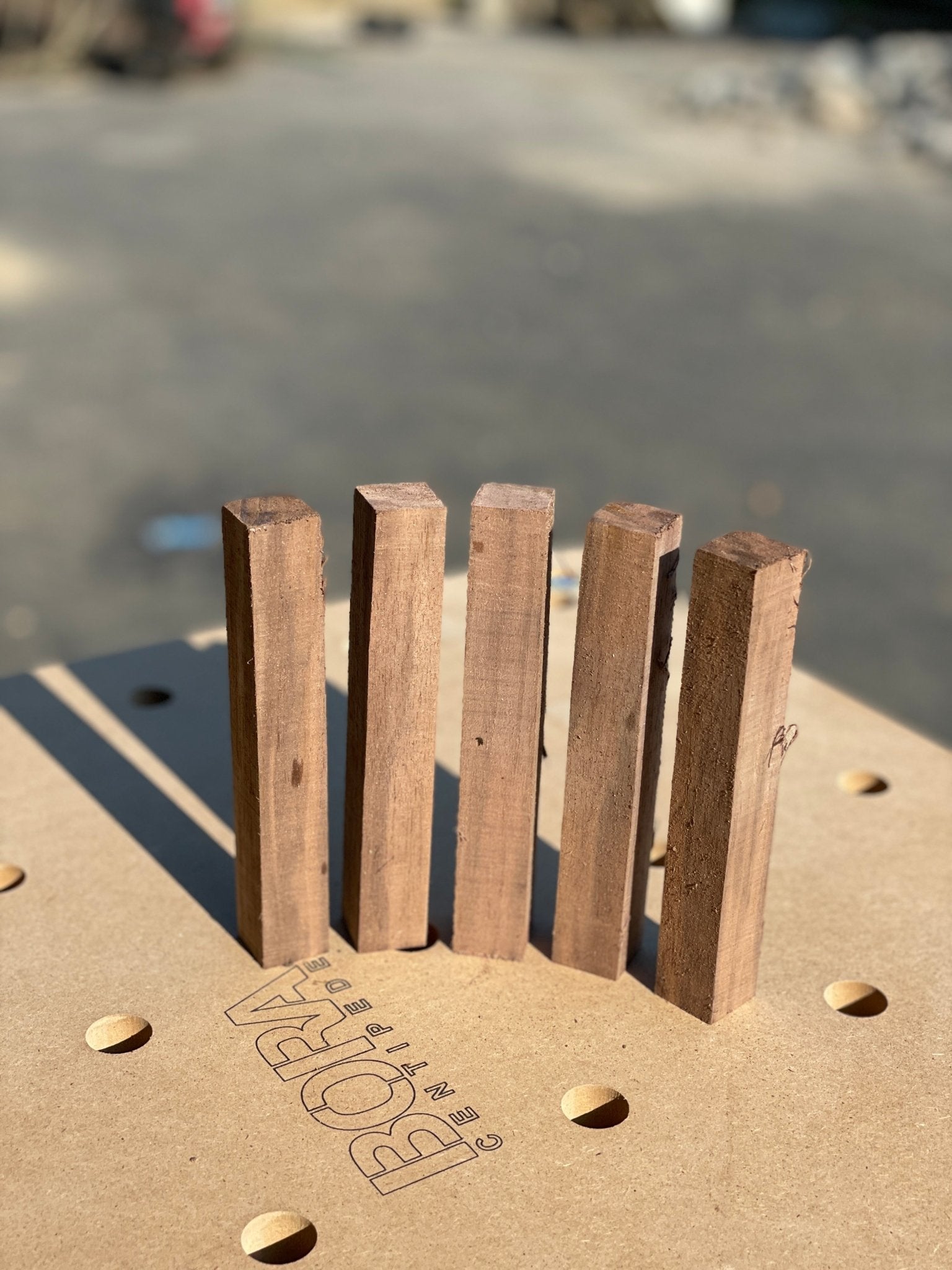 Black Walnut Pen Blank Set (5) | Turning Stock | Hamilton Lee Supply