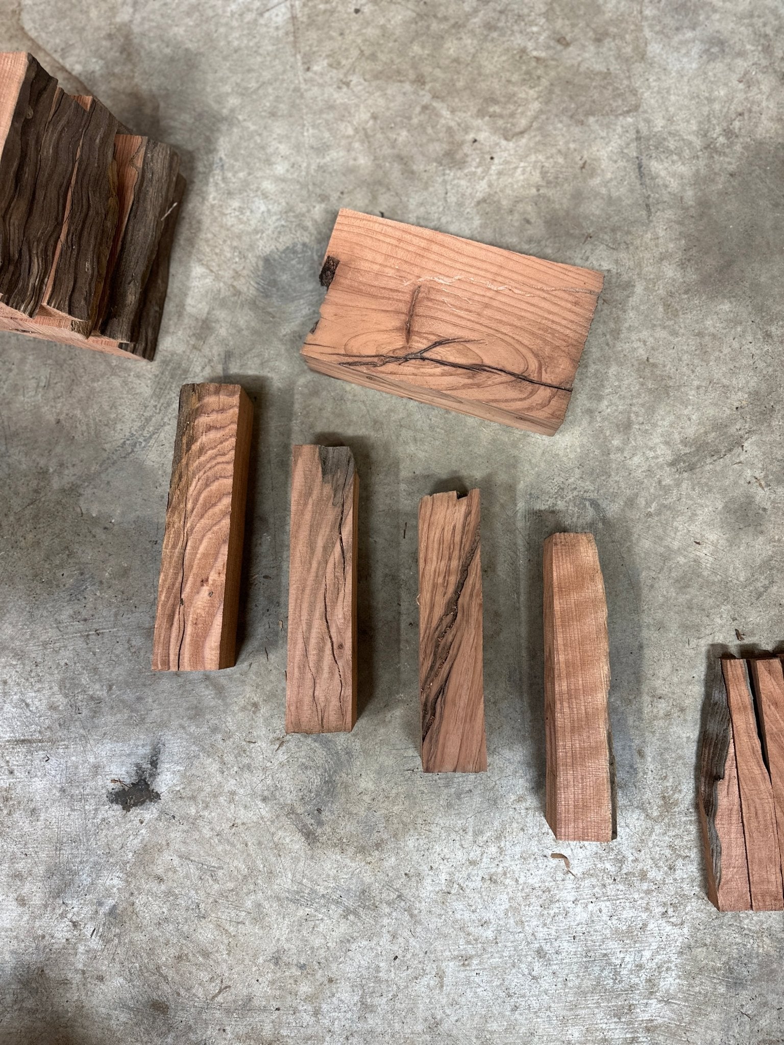 Box of Assorted Ancient Redwood Blanks | Ancient Redwood | Hamilton Lee Supply
