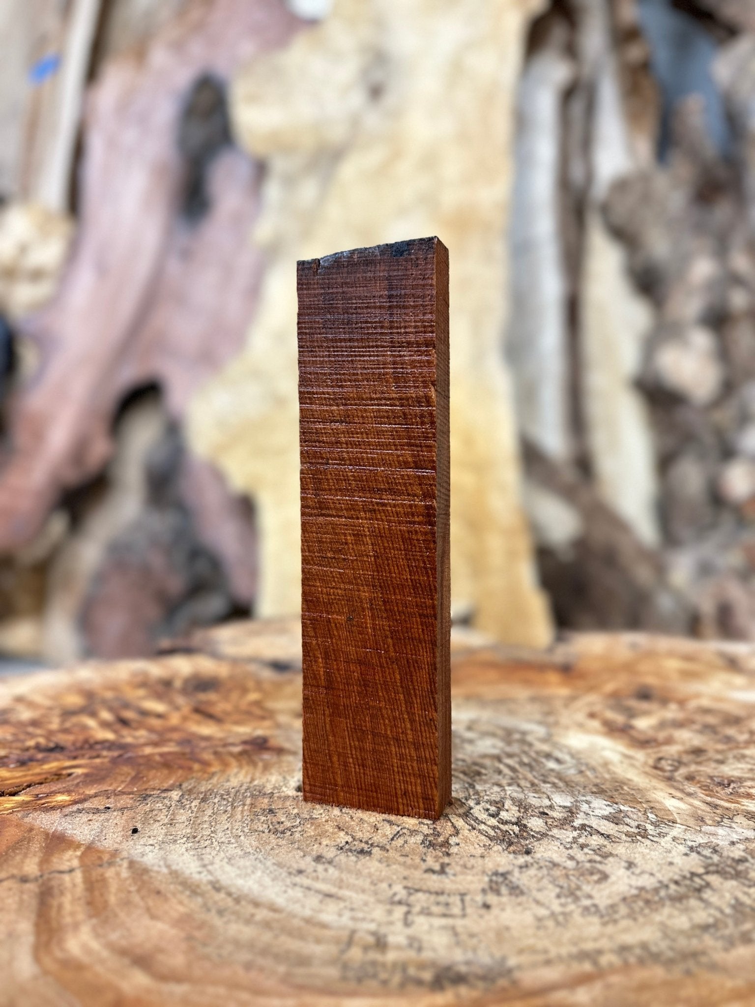 Redwood Burl Knife Scale Blank | Redwood Burl | Hamilton Lee Supply