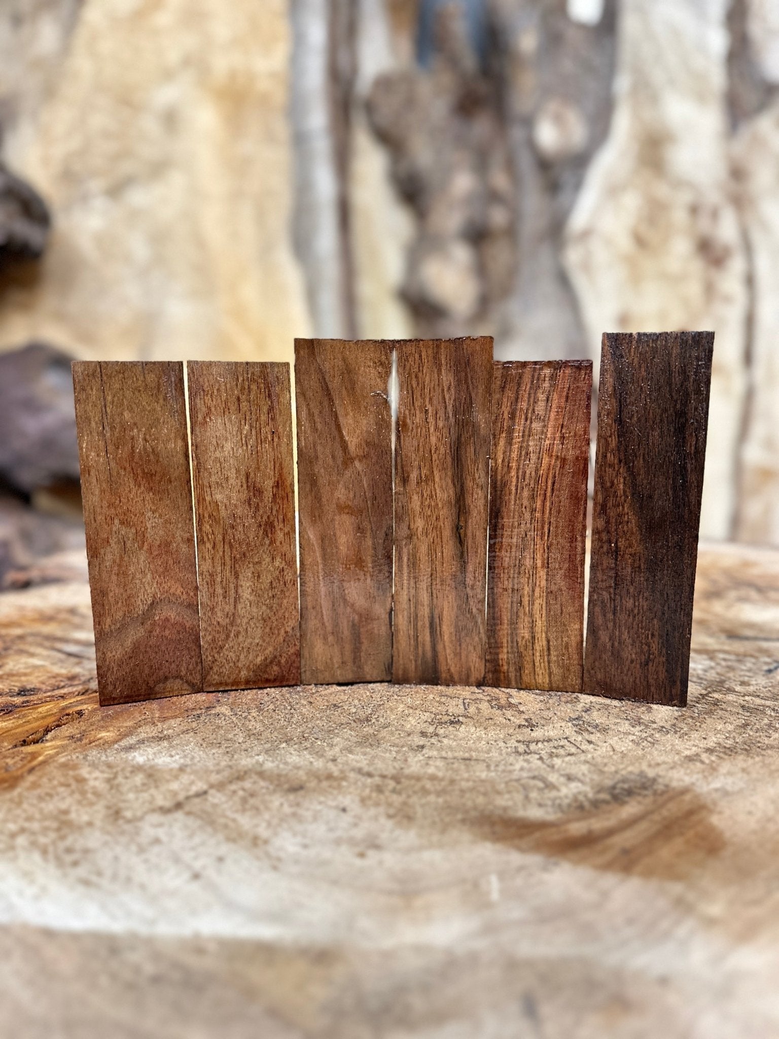 Black Walnut Call Blanks 6 Pack Bundle | Black Walnut | Hamilton Lee Supply