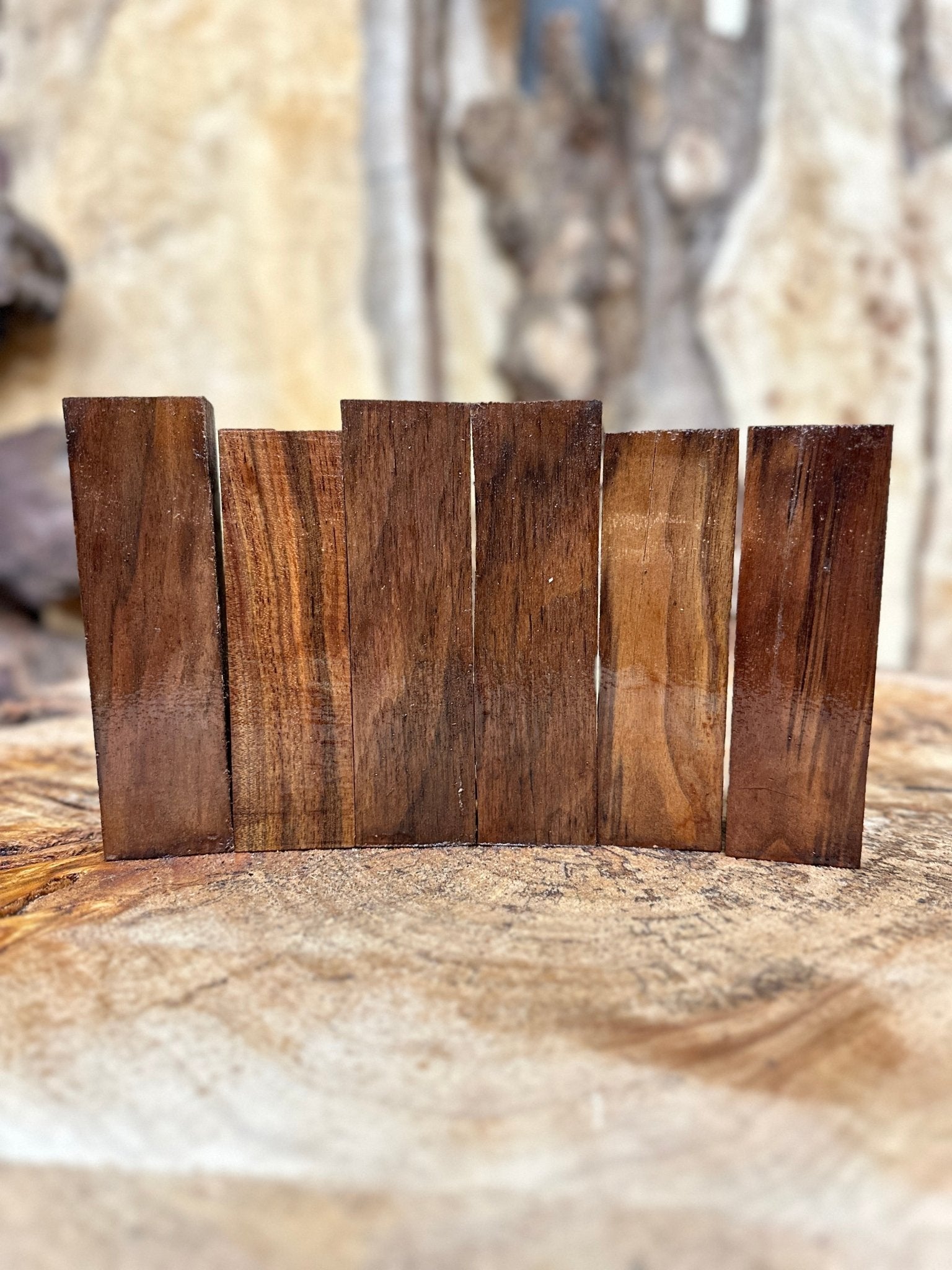Black Walnut Call Blanks 6 Pack Bundle | Black Walnut | Hamilton Lee Supply
