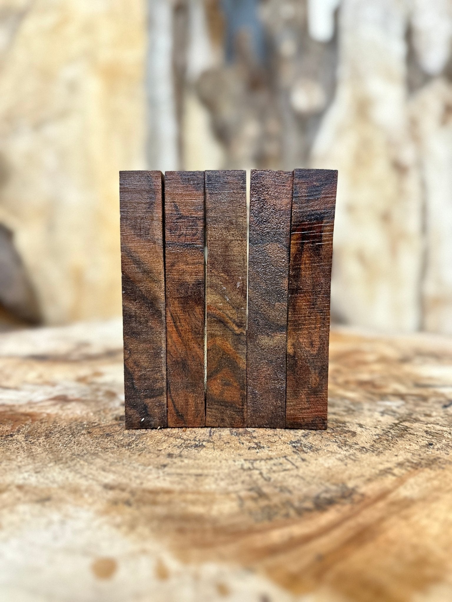 Black Walnut Pen Blanks 5 Pack Bundle | Black Walnut | Hamilton Lee Supply