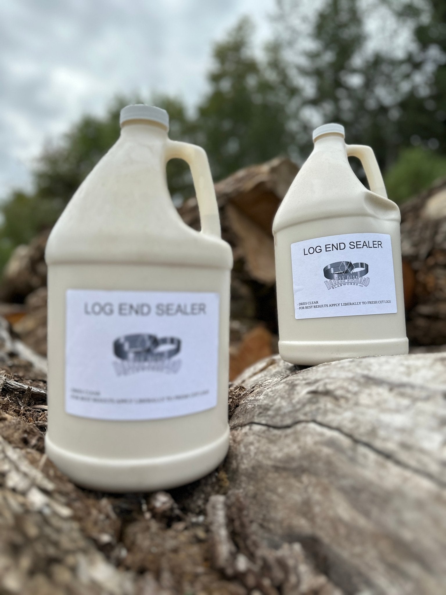 Double Diamond Slabworks Log End Sealer | Log End Grain Sealer | Hamilton Lee Supply