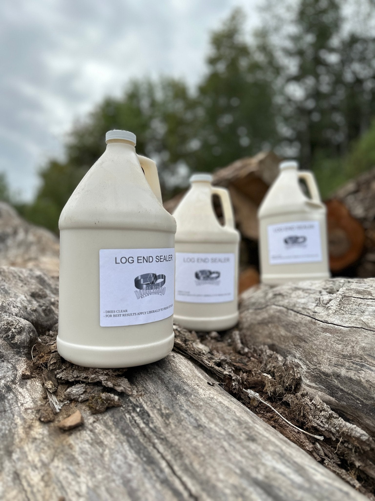 Double Diamond Slabworks Log End Sealer | Log End Grain Sealer | Hamilton Lee Supply