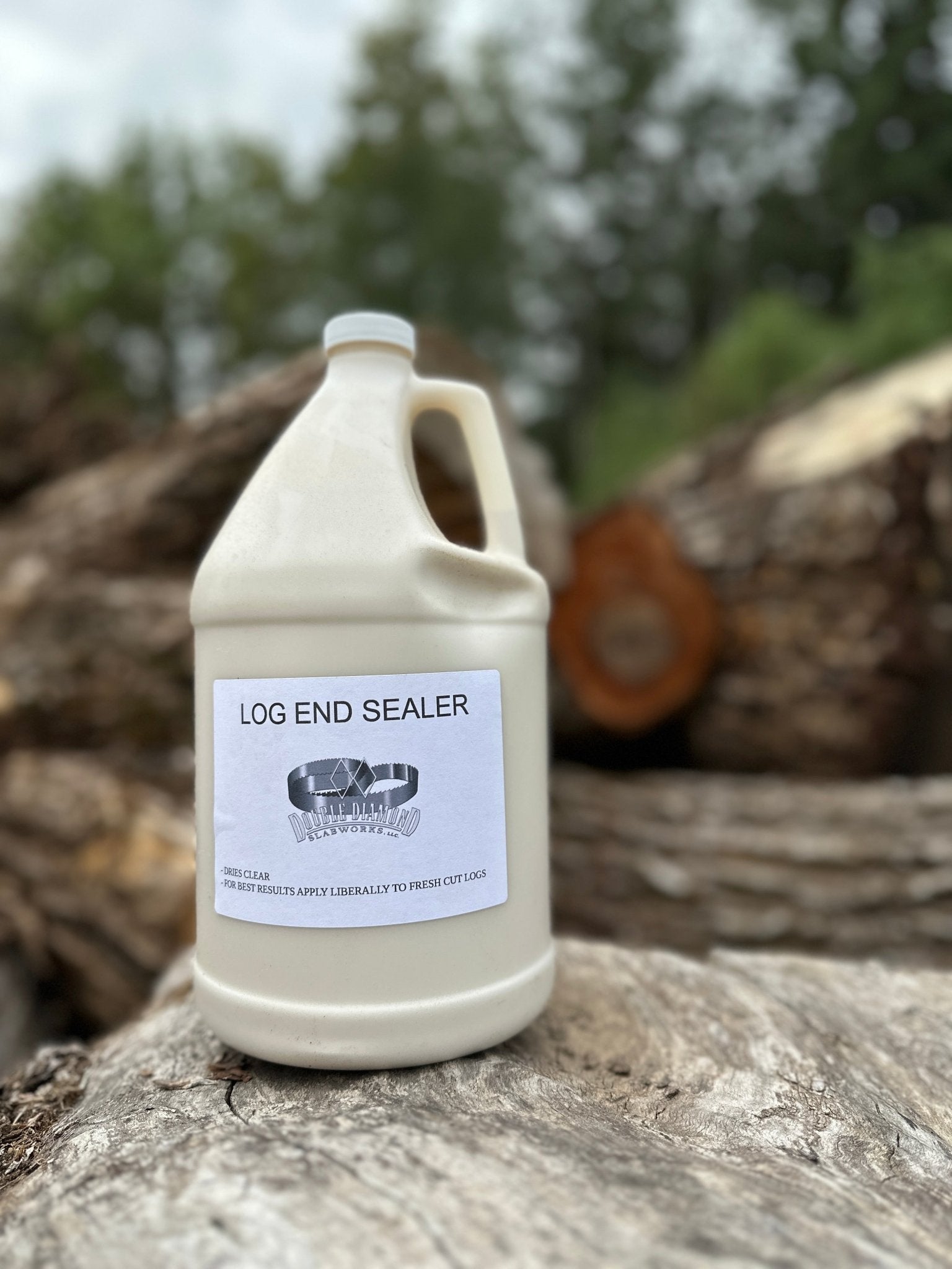 Double Diamond Slabworks Log End Sealer | Log End Grain Sealer | Hamilton Lee Supply