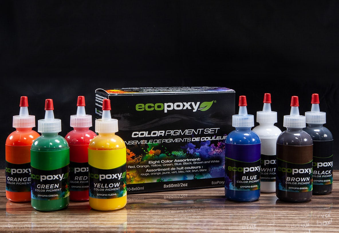EcoPoxy Liquid Color Pigment Sets | Liquid Pigments | Hamilton Lee Supply