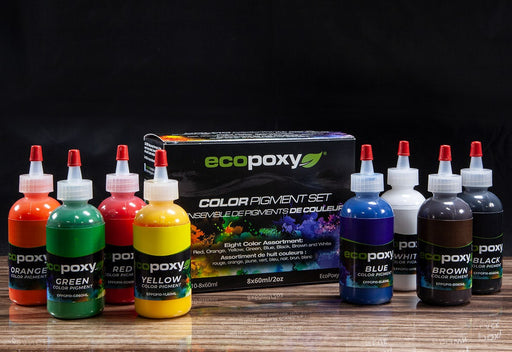 EcoPoxy - EcoPoxy Color Pigment 8 pc Set 60 mL - Hamilton Lee Supply