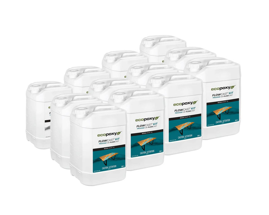 EcoPoxy | EcoPoxy 240L (63.4gal) Flow Cast Wholesale Bundle | Epoxy | Hamilton Lee Supply
