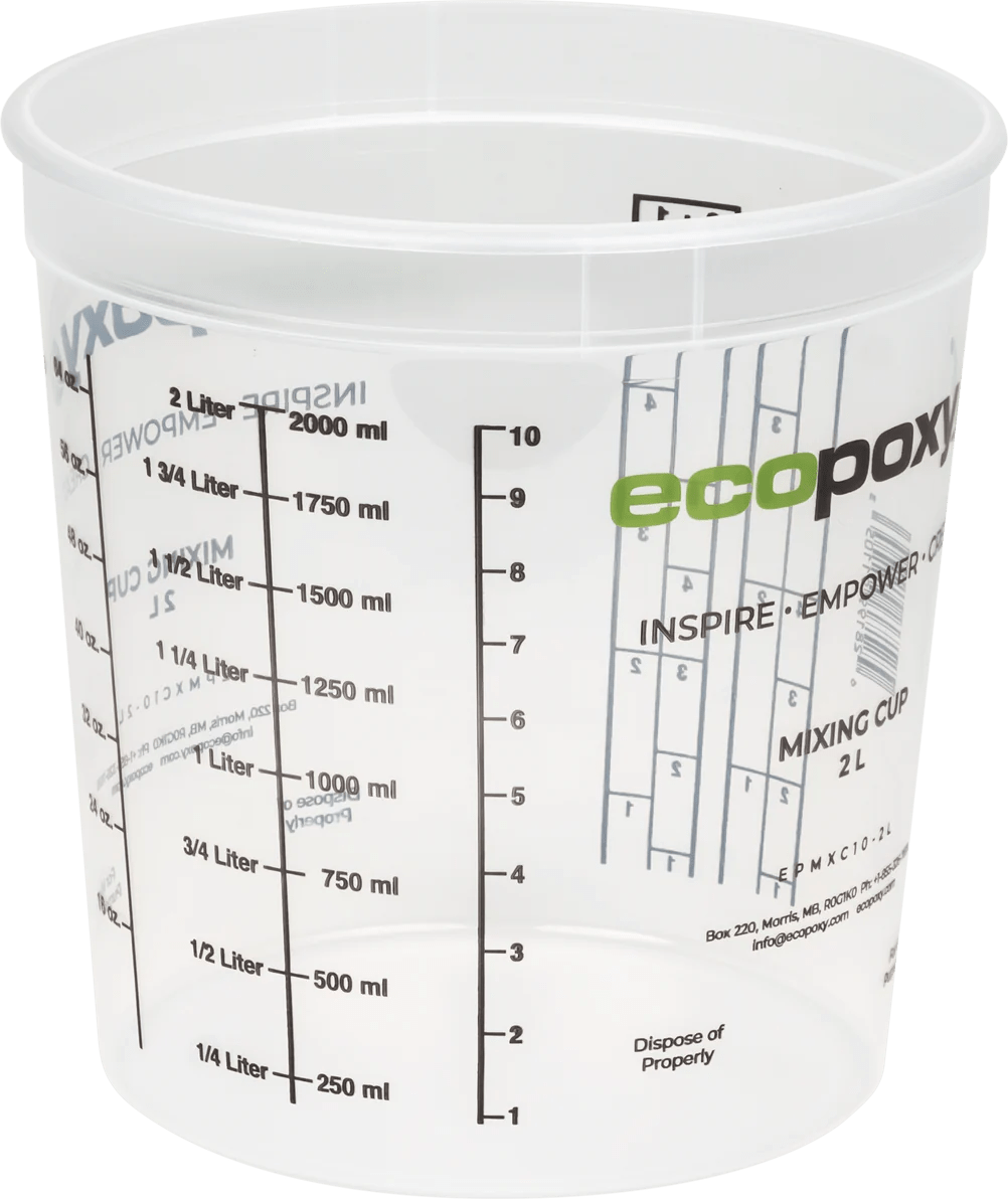 EcoPoxy Graduated Epoxy Mixing Cups | Epoxy Mixing Cup | Hamilton Lee Supply