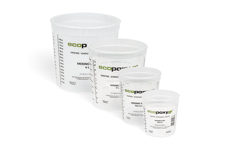 EcoPoxy | EcoPoxy Graduated Epoxy Mixing Cups | Epoxy Mixing Cup | Hamilton Lee Supply