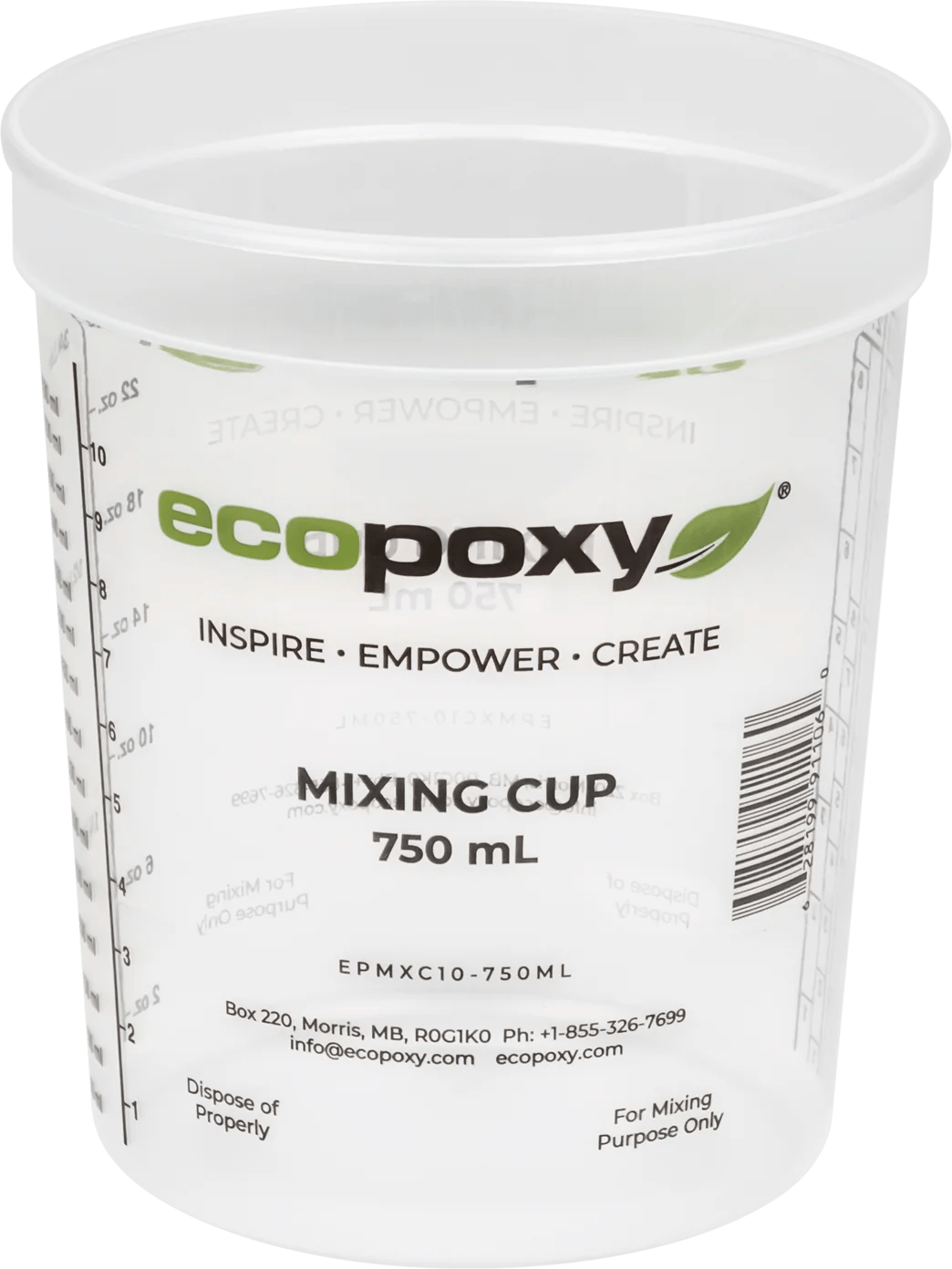 EcoPoxy Graduated Epoxy Mixing Cups | Epoxy Mixing Cup | Hamilton Lee Supply
