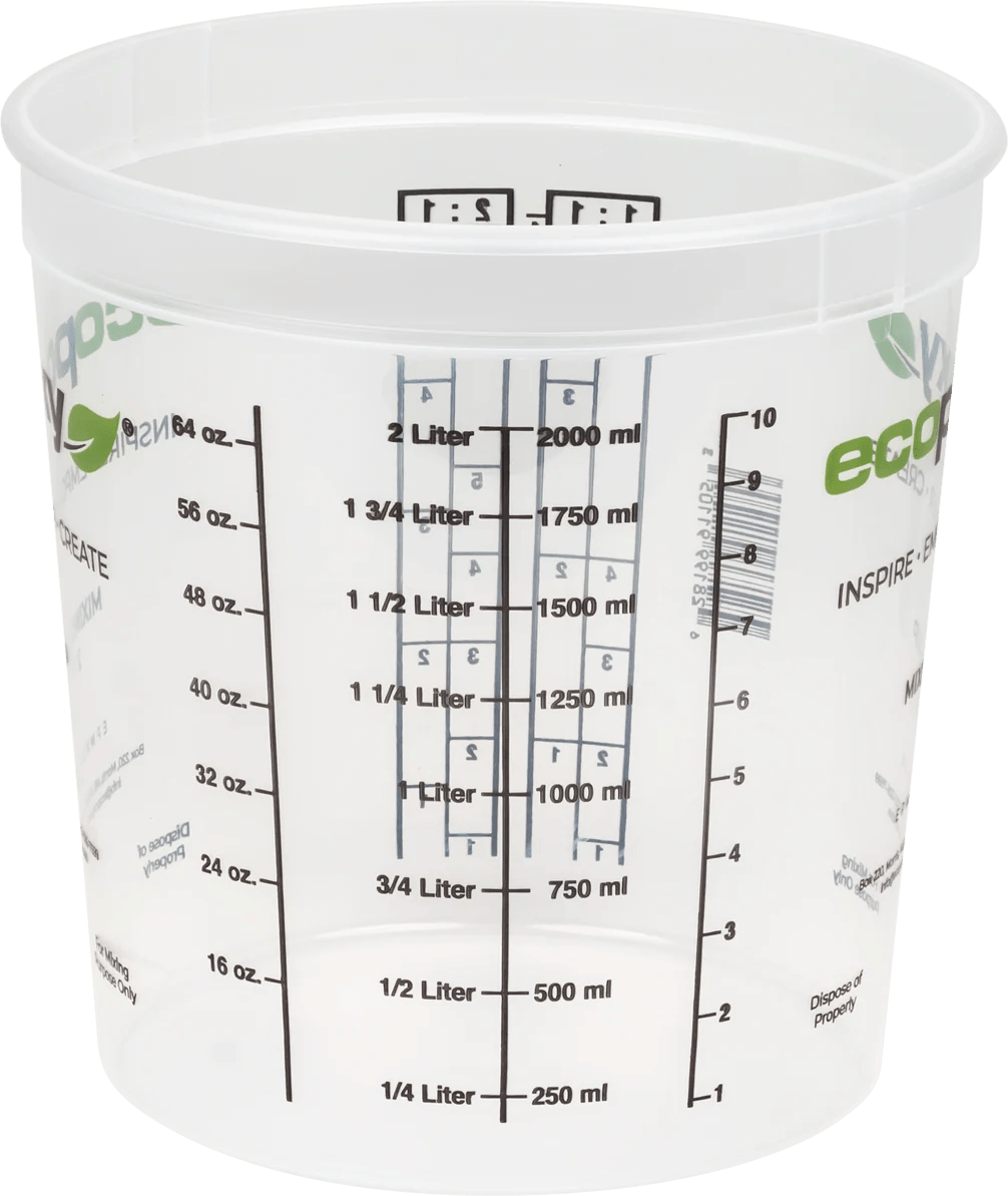 EcoPoxy Graduated Epoxy Mixing Cups | Epoxy Mixing Cup | Hamilton Lee Supply