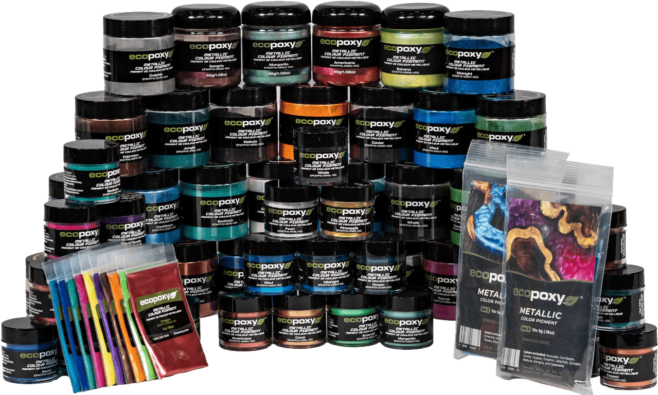 EcoPoxy Metallic Color Pigments |15g | Mica Pigment | Hamilton Lee Supply