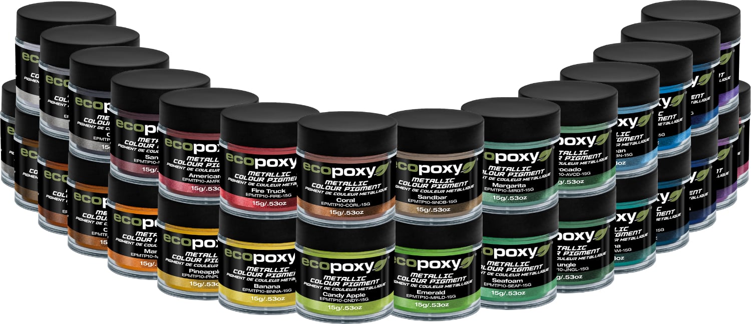 EcoPoxy Metallic Color Pigments |15g | Mica Pigment | Hamilton Lee Supply