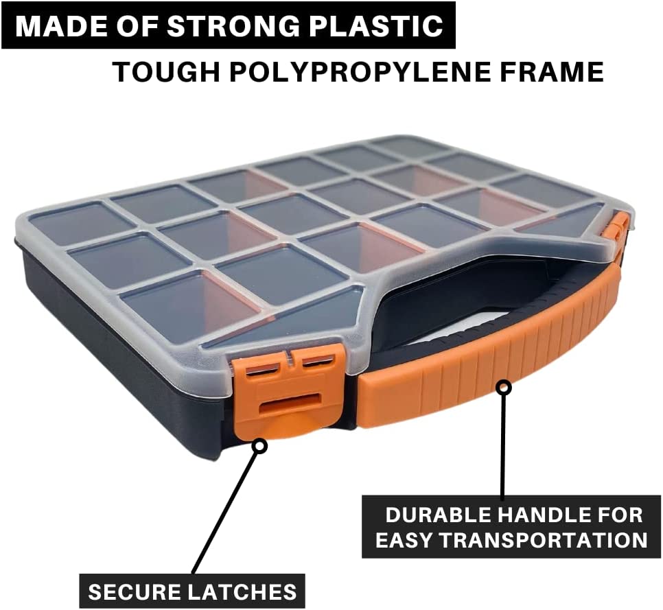 Hardware Box Storage | 18 Compartments | Woodworking | Hamilton Lee Supply