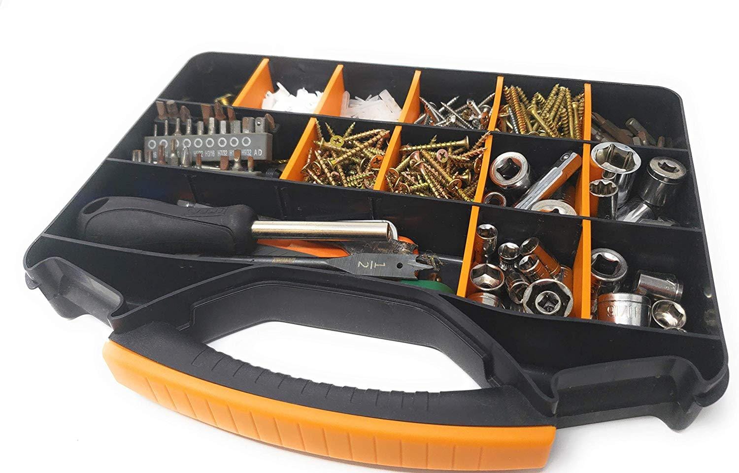 Hardware Box Storage | 18 Compartments | Woodworking | Hamilton Lee Supply